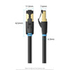 Cat8 Ethernet Cable – 40Gbps High-Speed Network Patch Cord