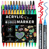 Dual-Tip Acrylic Paint Pens