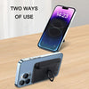 Slim Magnetic Wallet Case with Ring Stand