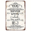 Vintage Metal Bathroom Sign - "This Is A Bathroom, Not An Internet Cafe"