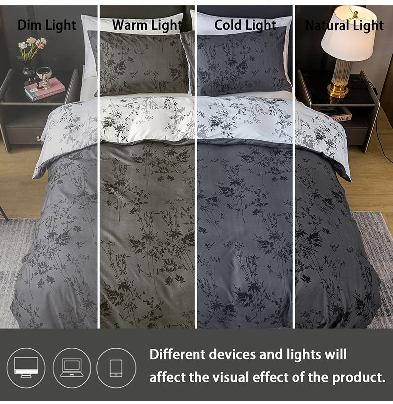 Artisan Pattern Print Duvet Cover Set with Pillowcases