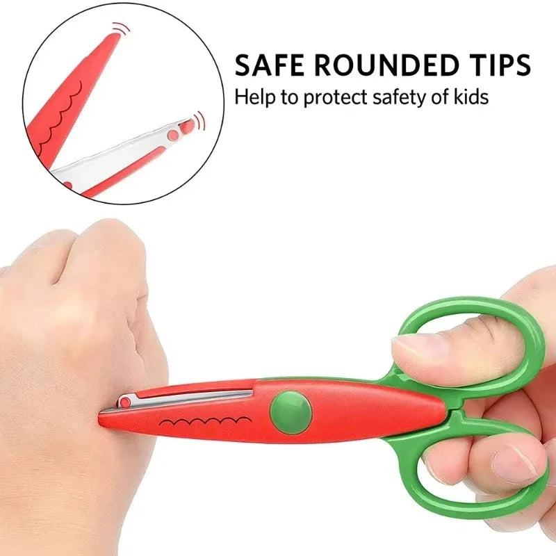 Decorative Wavy Pattern Scissors for Paper Crafts