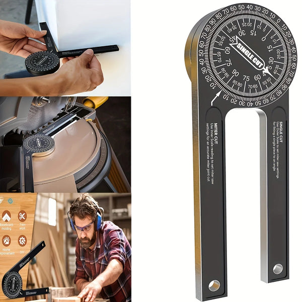 Aluminum Precision Miter Protractor & Angle Finder
