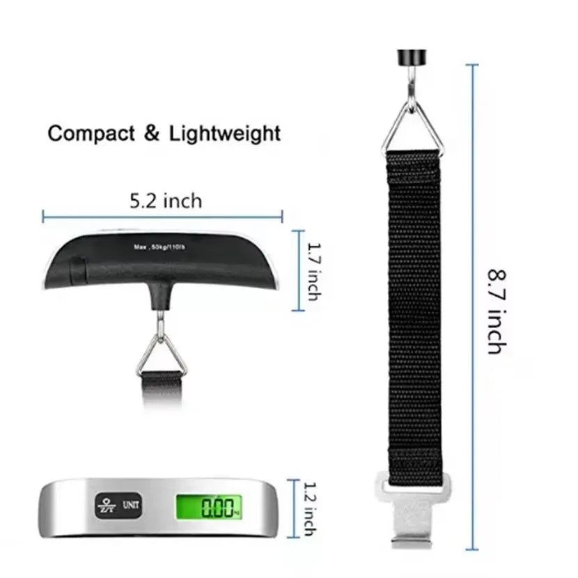 Portable Digital Luggage Scale with Hanging Hook