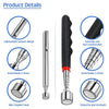 Extendable Magnetic Pickup Tool with LED Light