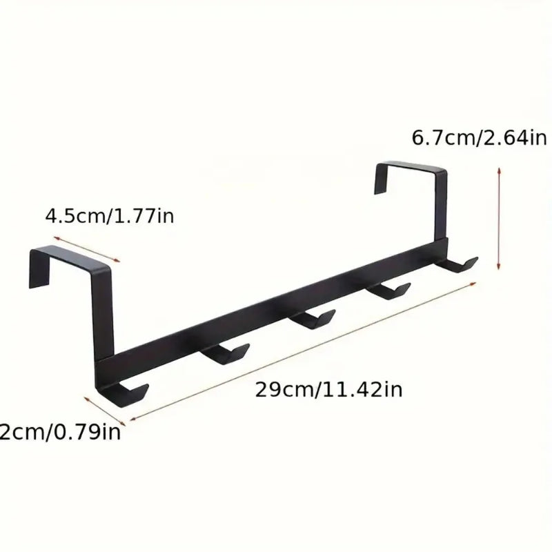 5-Hook Over-the-Door Organizer