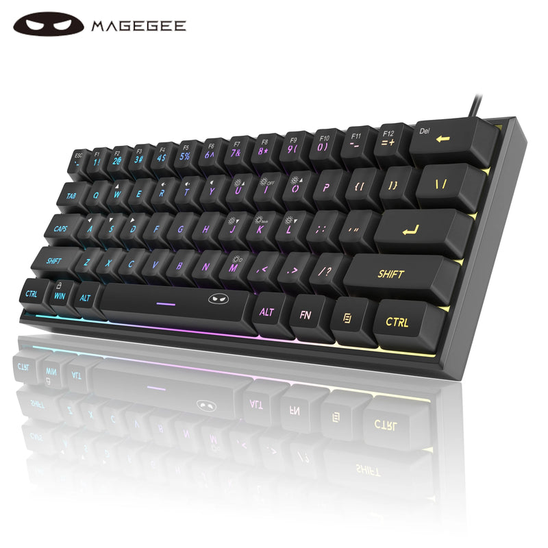 Compact 60% RGB Mechanical-Feel Keyboard