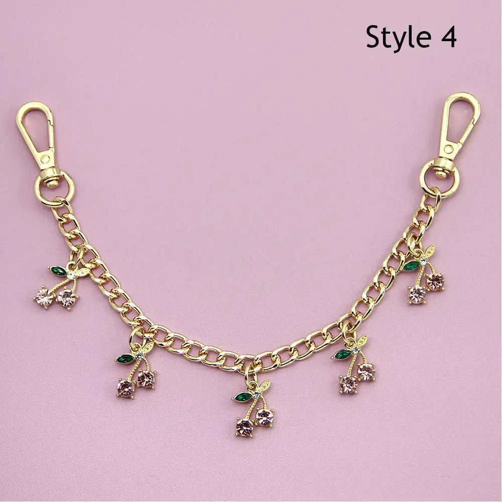 Cherry Charm Bag Chain with Pendant