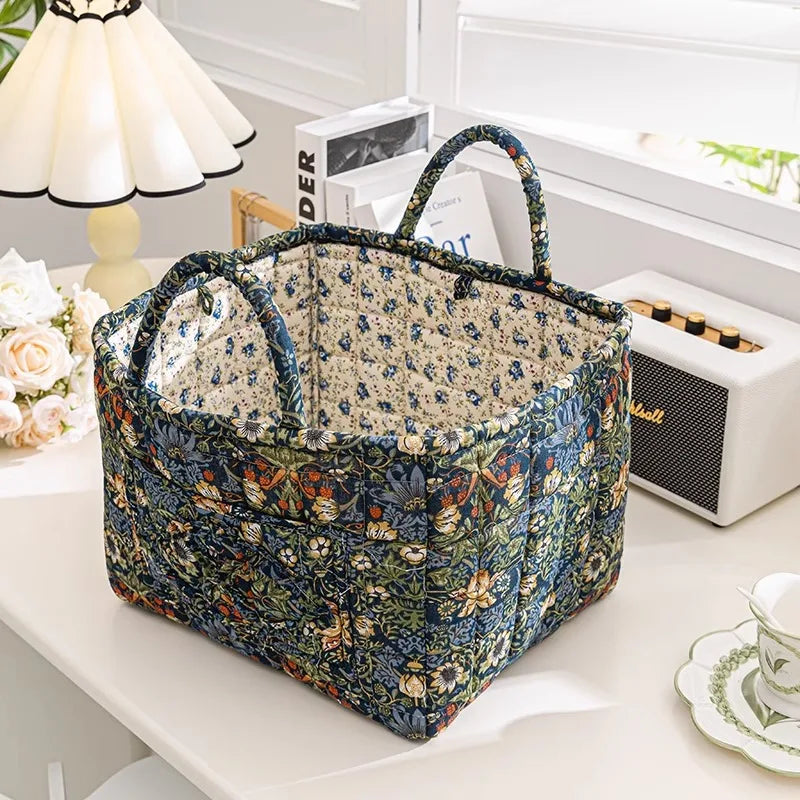 Floral Storage Bins with Handles