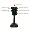 Kids Traffic Light Toy with Mini Road Signs