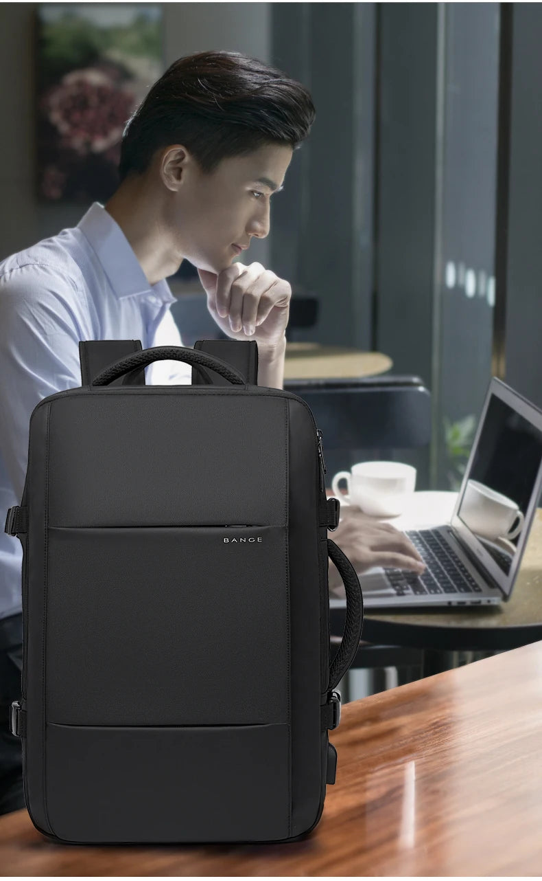 Expandable Travel Backpack with Laptop Compartment