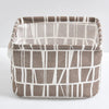 Foldable Canvas Storage Basket with Handles