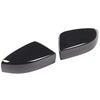 Black carbon fiber side mirror covers for Maserati Ghibli or Quattroporte cars