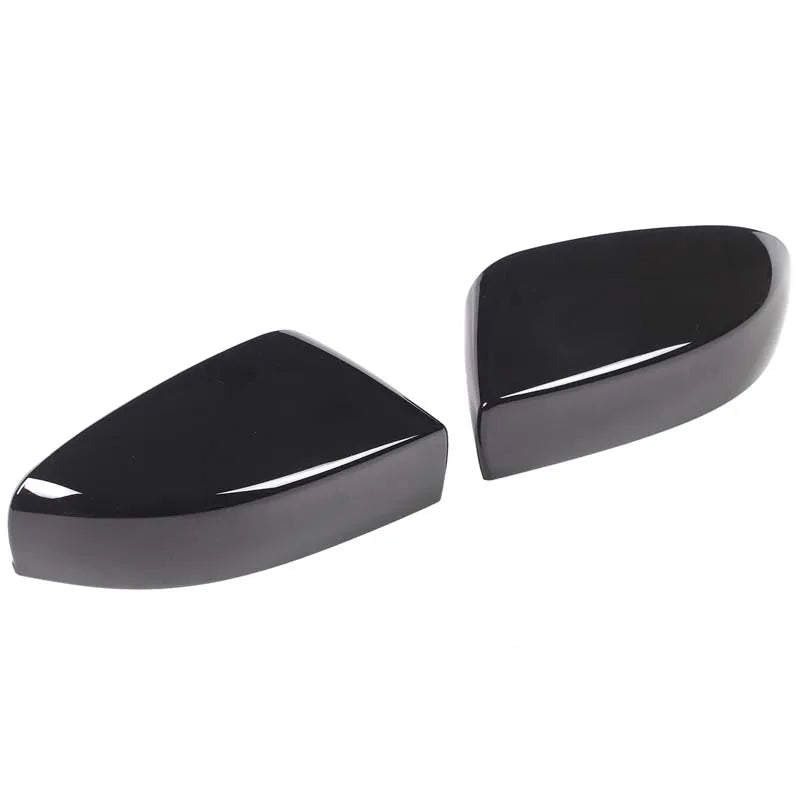 Black carbon fiber side mirror covers for Maserati Ghibli or Quattroporte cars