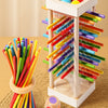 Wooden Counting Sticks and Balance Toy for Early Learning