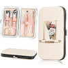 Portable Stainless Steel Manicure & Pedicure Set with Organizer Case