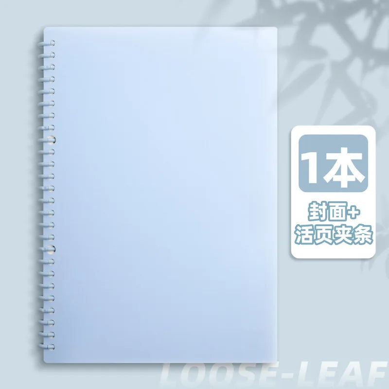 Macaron Detachable Spiral Notebook – 60 Sheets, A4/A5/B5