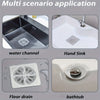 Self-Adhesive Drain Sticker Filter for Hair, Bugs, and Debris