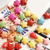 Star-Shaped Refrigerator Magnets for Photos and Notes