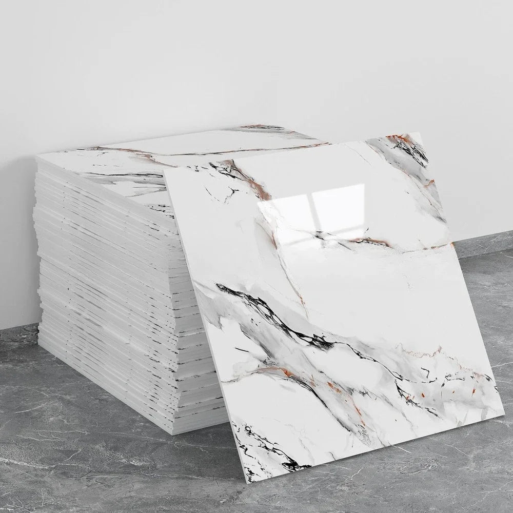 Waterproof Marble Peel and Stick Wall Tiles
