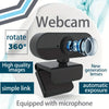 Full HD USB Webcam with Built-in Microphone