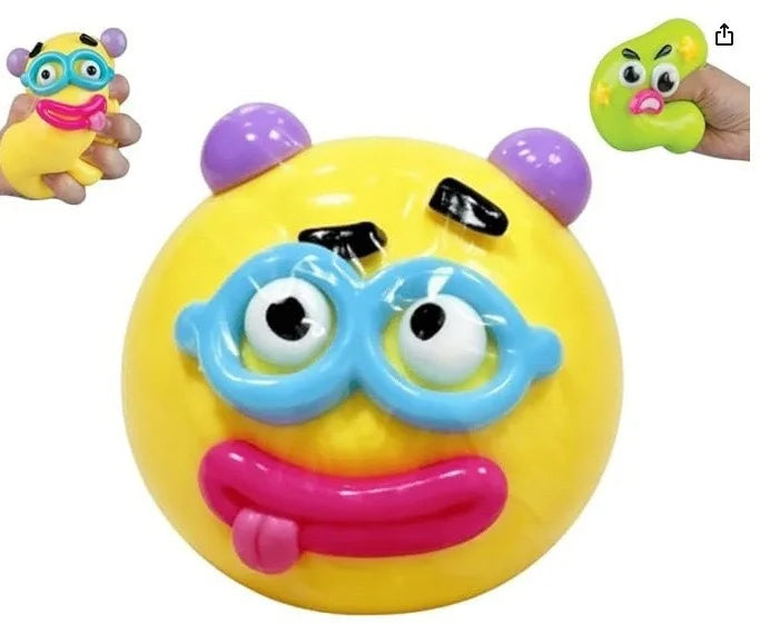 Squishy Dog Face Swap Toy – Soft, Moldable Stress Relief