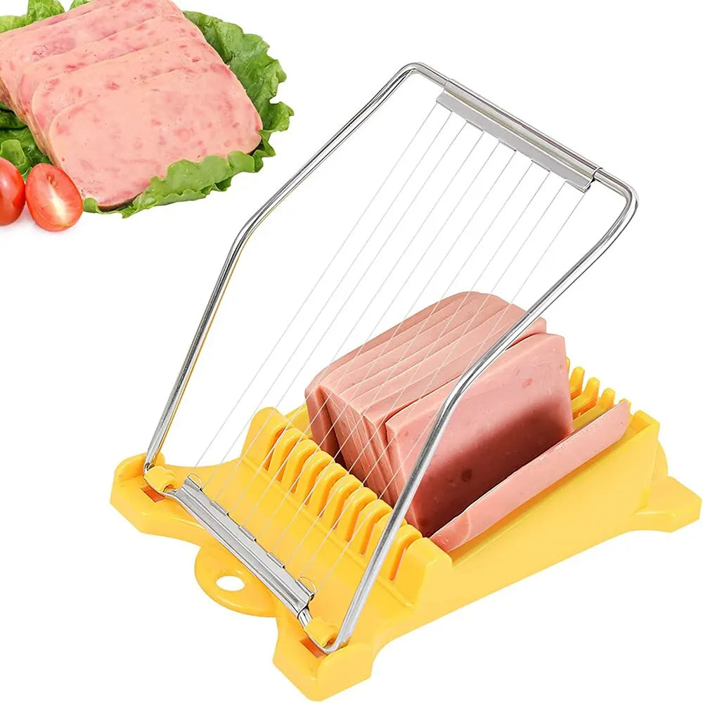 Stainless Steel Multi-Food Slicer for Eggs, Cheese & Fruit