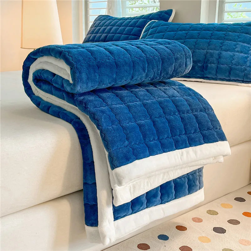 Quilted Velvet Mattress Topper