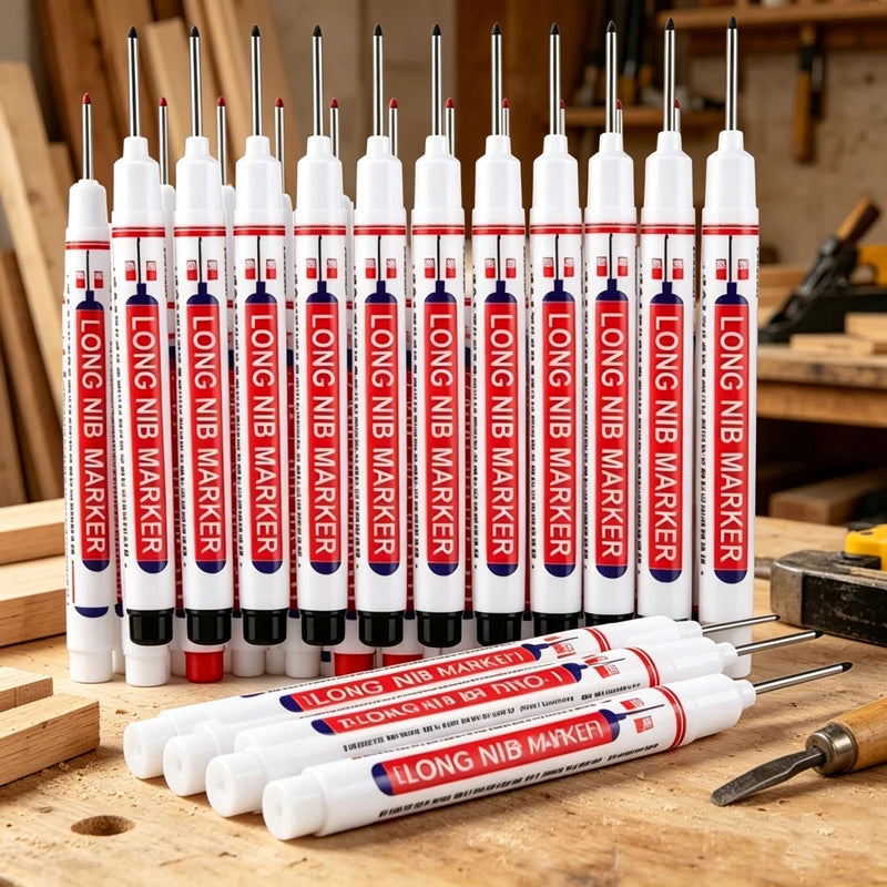 Waterproof Deep Hole Paint Markers for Metal & Woodworking