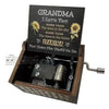 Hand-Cranked Wooden Music Box - 'You Are My Sunshine' Melody