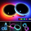 LED Cup Holder Coasters with 7 Color-Changing Lights