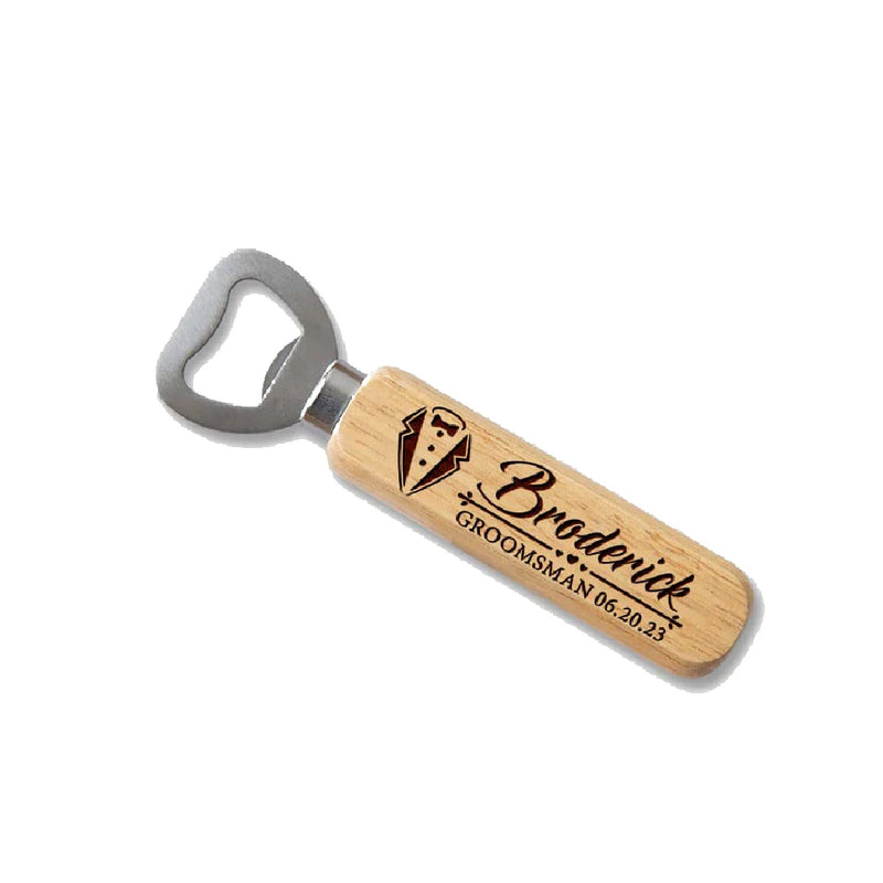 Personalized Wooden Bottle Opener