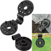 Black shade cloth clips used for securing greenhouse netting and outdoor fabric.