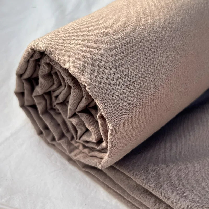 Organic Cotton Percale Bed Sheet Set with Pillowcases