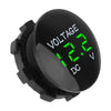 Black LED digital voltmeter displaying 12.2V DC voltage.