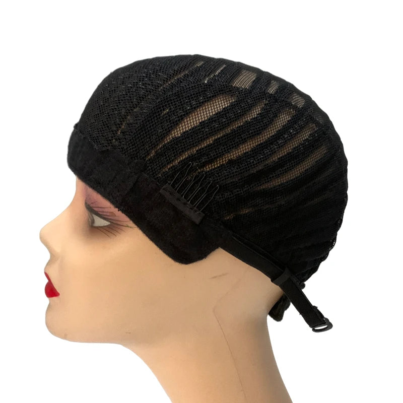 Braided Crochet Wig Cap with Elastic Fit