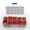 Silicone O-Ring Assortment Kit for Plumbing, Auto Repair, and Sealing Applications