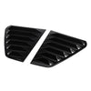 Black side rear window louver shutter covers for VW Golf MK6/7/7.5/8