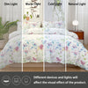 Floral Print Duvet Cover Set with Pillowcases