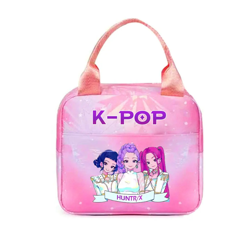KPop Demon Hunters Insulated Lunch Bag with Shoulder Strap