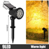 Lampes torches solaires LED durables pour paysage extérieur