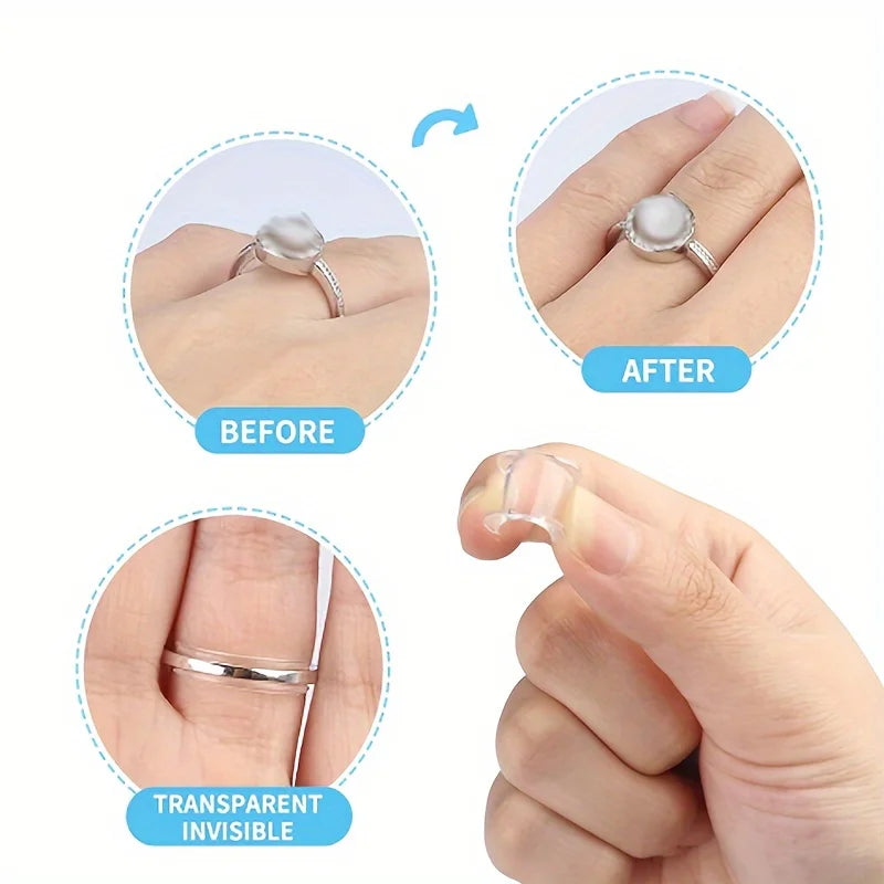 Soft Silicone Ring Sizers for a Snug, Secure Fit
