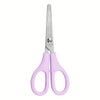 Pair of pink precision stainless steel scissors with a silver blade