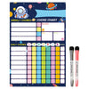 Magnetic Chore Chart for Kids with Dry-Erase Surface