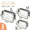 Clear Travel Toiletry Bag with Zipper
