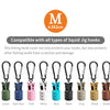 A set of silicone fishing hook covers in various colors including green, dark blue, pink, white, blue, black, grey, khaki, an