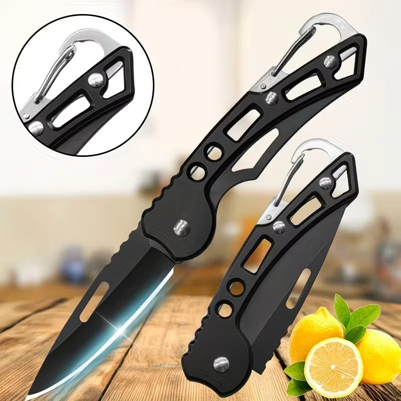 Stainless Steel Folding Knife Set with Compact Design
