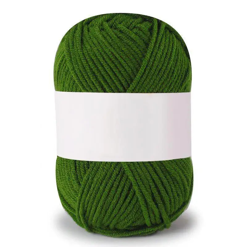 Soft Milk Cotton Knitting Yarn – Anti-Pilling 4ply Yarn for Crochet & Knitting