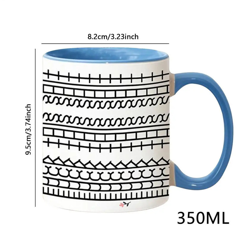 Versteckte Botschaft Keramik-Kaffeetasse