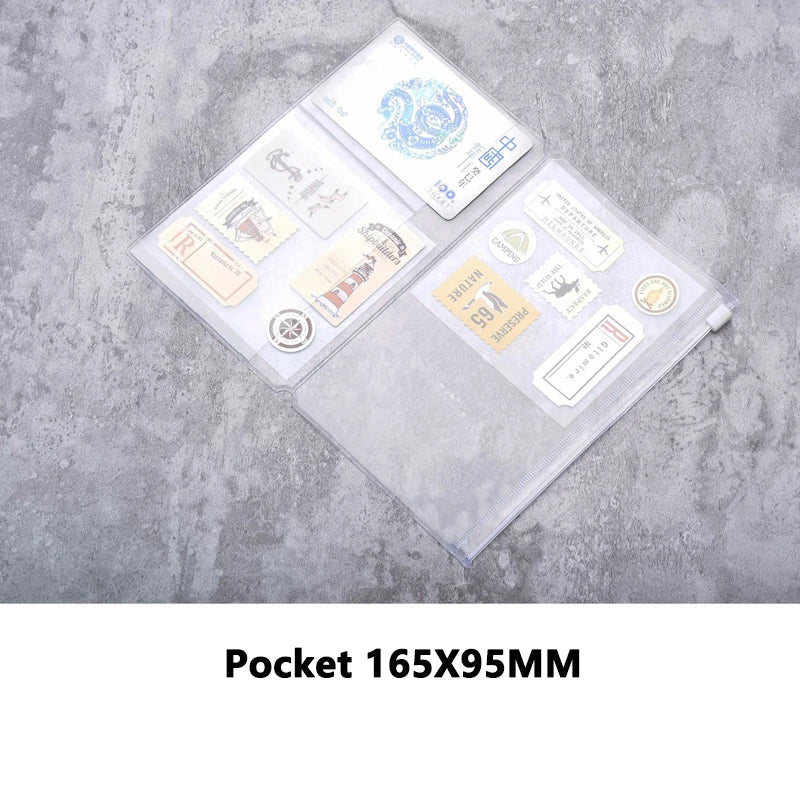 PVC Zipper Pouch for Traveler's Notebook